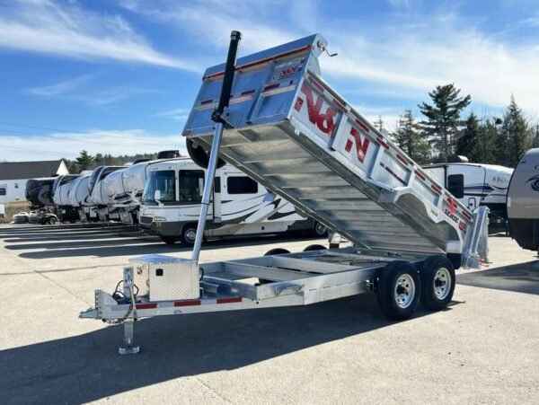 189A54B7-1631-437A-825F-18843B604F5B.jpg 2025 N&N Trailers 7×14 14K Galvanized Hydraulic Dump Trailer