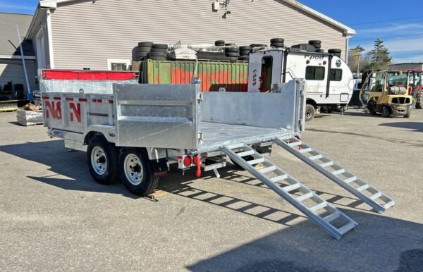 1E641298-CD18-4332-8367-ACF359DE21AF.jpg 2025 N&N Trailers 7×14 14K Galvanized Hydraulic Dump Trailer