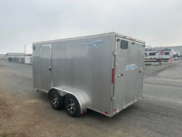 2022-NITRO-7X14-SNOWMOBILE-ENCLOSED-CARGO-TRAILER-RAMP-DOOR-1.webp 2022 Nitro 7×14 Snowmobile Trailer