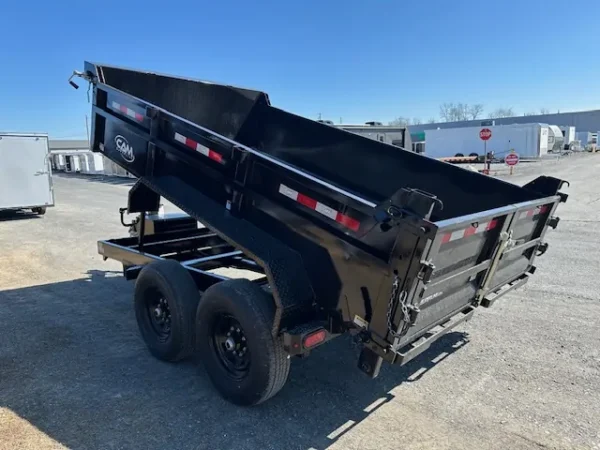 2025-CAM-SUPERLINE-7X12-DUMP-TRAILER-COMBO-GATE-WITH-RAMPS-2.webp CAM Superline 7 x 12 HD Low Profile Dump Trailer