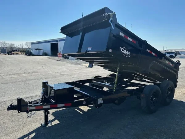 2025-CAM-SUPERLINE-7X12-DUMP-TRAILER-COMBO-GATE-WITH-RAMPS-4.webp CAM Superline 7 x 12 HD Low Profile Dump Trailer