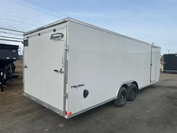 Formula 8.5 x 24 Aluminum Enclosed Car Hauler  -  V Nose