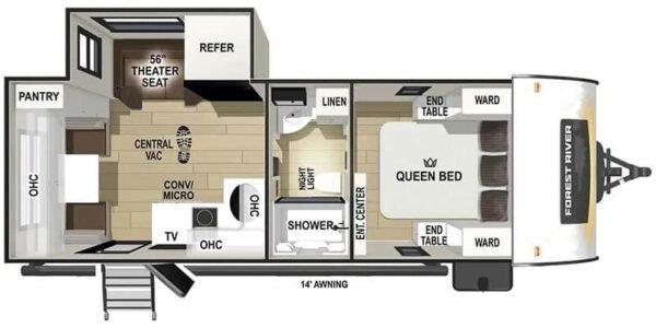 2025-Forest-River-R-Pod-RP-198-Travel-Trailer-Stock-E5829-on-sale-at-Poulsbo-RV-13.jpg 2025 Forest River R-Pod RP-198