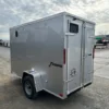2025-HOMESTEADER-5X10-ENCLOSED-CARGO-TRAILER-BARN-DOORS-2.webp Homesteader 5 x 10 Enclosed V-Nose Cargo Trailer