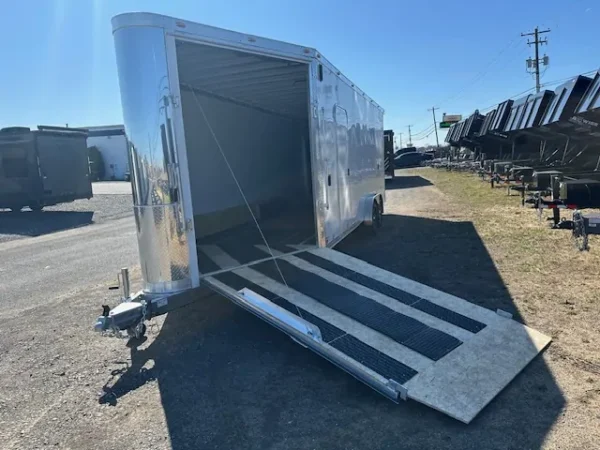 2025-NITRO-7.5X22-ENCLOSED-SNOWMOBILE-TRAILER-DRIVE-ON-DRIVE-OFF-6.webp Nitro 7.5 x 22 Snowmobile Trailer