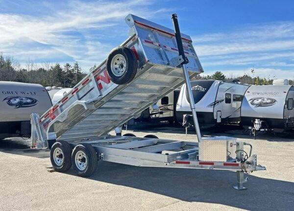 3F514232-45D1-46C4-8387-A65A2F12CBC6.jpg 2025 N&N Trailers 7×14 14K Galvanized Hydraulic Dump Trailer
