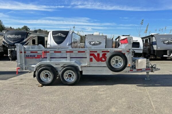 5E4C13BA-B6A9-4398-8C34-A86802F30802.jpg 2025 N&N Trailers 7×14 14K Galvanized Hydraulic Dump Trailer