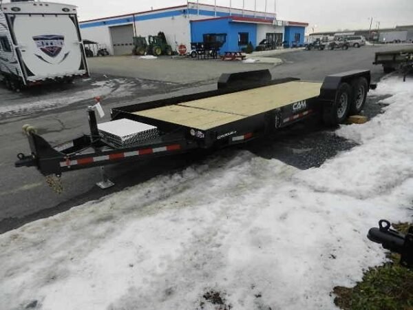 7CAM20STT-CAM-SUPERLINE-SPLIT-TILT-PALLET-FORK-CARRIER-2.jpg CAM Superline 7 x 20 Equipment Trailer Split Tilt
