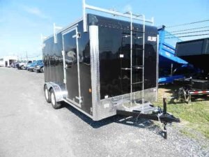 Car Mate 7 x 14 Enclosed Contractor Trailer