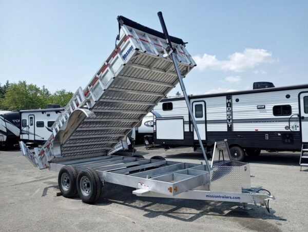 AC6E169F-B323-4707-B9B1-C615EE5B76F0.jpg 2026 Mission Trailers 7×16 14K Aluminum Hydraulic Dump