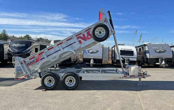 B1679771-2C47-48D9-A746-9B5B9B426E65.jpg 2025 N&N Trailers 7×14 14K Galvanized Hydraulic Dump Trailer