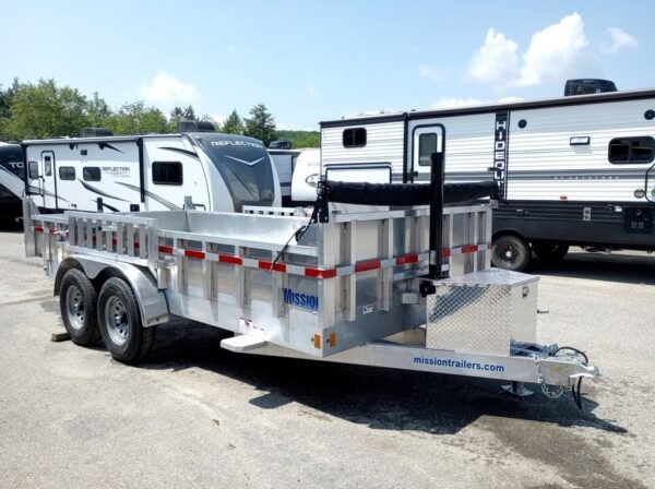 BE9839C6-D278-46E9-AF9A-4319939267D5.jpg 2026 Mission Trailers 7×16 14K Aluminum Hydraulic Dump