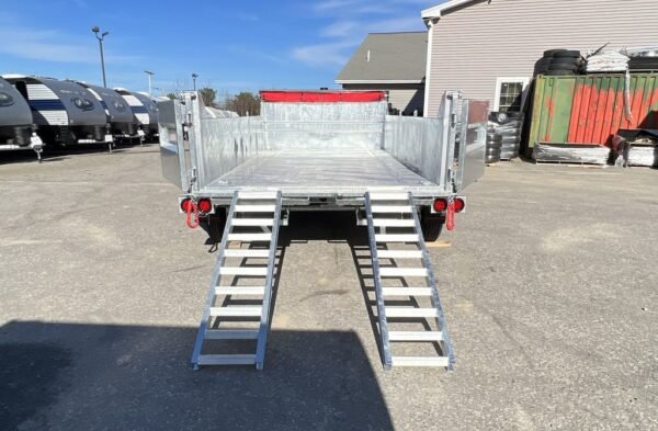 BF08A495-F608-4805-8A2B-B2BDE8C3793A.jpg 2025 N&N Trailers 7×14 14K Galvanized Hydraulic Dump Trailer