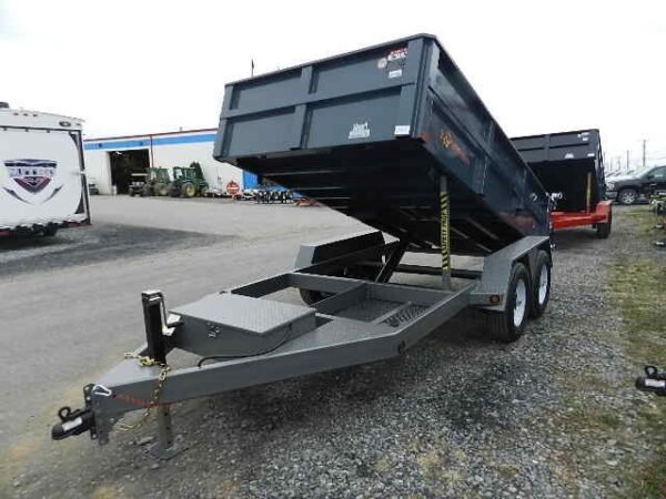 BWISE-6x12-Dump-Trailer-Combo-Gate-Ladder-Ramps-3-1.jpg BWise 6 x 12 Low Profile Dump Trailer Combo Gate and Ramps