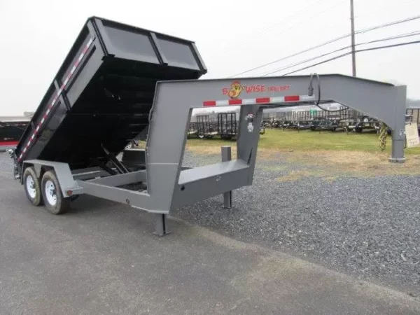 BWISE-7x14-Gooseneck-Dump-Trailer-Combo-Gate-Slide-Out-Ramps-Hydrualic-Jacks-4.webp BWise 7 x 14 Gooseneck Dump Trailer Combo Gate & Ramps