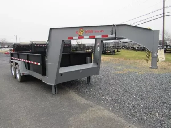 BWISE-7x14-Gooseneck-Dump-Trailer-Combo-Gate-Slide-Out-Ramps-Hydrualic-Jacks-9.webp BWise 7 x 14 Gooseneck Dump Trailer Combo Gate & Ramps