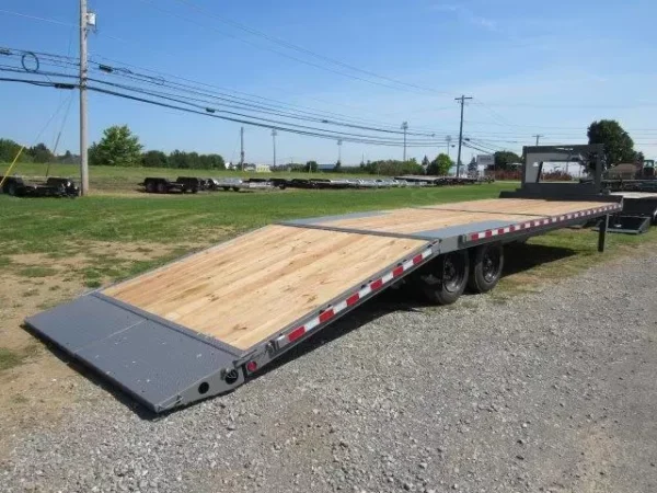 BWISE-8x30-Gooseneck-Deckover-Equipment-Trailer-Hydraulic-Beavertail-1.webp BWise 8 x 30 Gooseneck Equipment Trailer