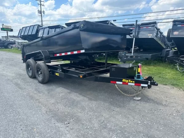 Big-Tex-7-x-14-Dump-Trailer-Combo-Gate-Slide-Out-Ramps-Scissor-Lift-Tarp-Kit-14LX-5.webp Big Tex 7 x 14 Channel Frame Dump Trailer 14LX