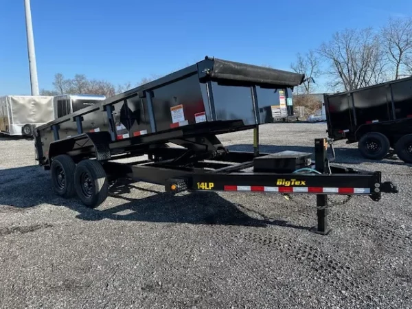 Big-Tex-7-x-16-Heavy-Duty-Dump-Trailer-Scissor-Lift-Tarp-Kit-2ft-Sides-Combo-Gate-Ramps-14LP-Pro-Grade-4.webp Big Tex 7 x 16 Low Profile Dump Trailer Scissor Lift