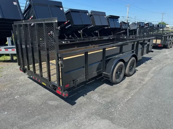Big-Tex-70TV-7-x-18-Landscape-Utility-Trailer-Solid-Steel-Sides-Rear-Ramp-Gate-1.webp Big Tex 7 x 18 Landscape Utility Trailer