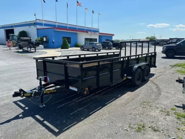 Big-Tex-70TV-7-x-18-Landscape-Utility-Trailer-Solid-Steel-Sides-Rear-Ramp-Gate-3.webp Big Tex 7 x 18 Landscape Utility Trailer