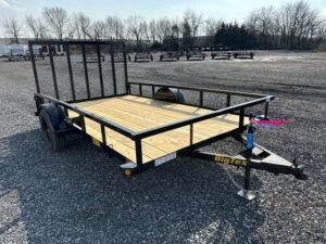 Big-Tex-7x12-Landscape-Utility-Trailer-Rear-Ramp-Gate-Spare-Tire-Mount-1.jpg Big Tex 7 x 12 Landscape Utility Trailer