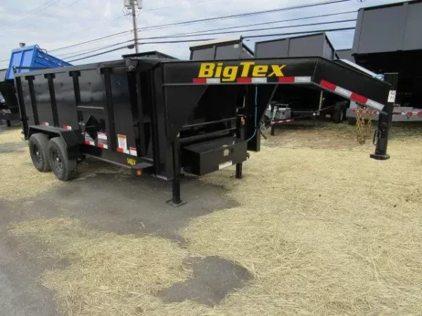 Big-Tex-7x14-Gooseneck-Dump-Trailer-14GX-Scissor-Lift-Solid-Steel-Side-Extensions-3.webp Big Tex 7 x 14 Gooseneck Dump Trailer Solid High Sides