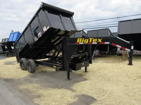 Big-Tex-7x14-Gooseneck-Dump-Trailer-14GX-Scissor-Lift-Solid-Steel-Side-Extensions-7.webp Big Tex 7 x 14 Gooseneck Dump Trailer Solid High Sides