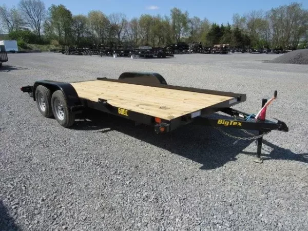 Big-Tex-7x16-Economy-Open-Car-Trailer-Flat-Deck-Slide-Out-Ramps-3.webp Big Tex 7 x 16 Economy Tandem Axle Car Hauler