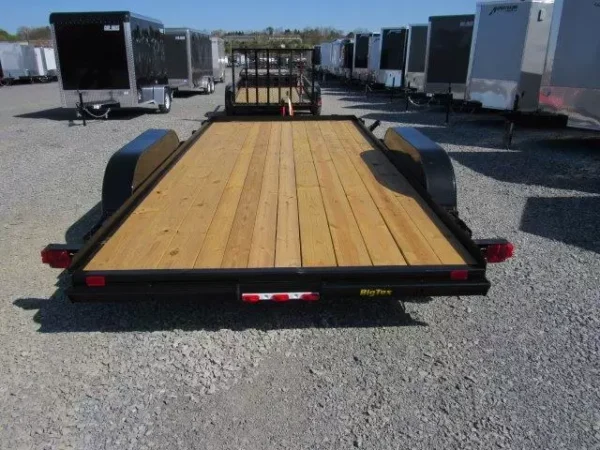 Big-Tex-7x16-Economy-Open-Car-Trailer-Flat-Deck-Slide-Out-Ramps-5.webp Big Tex 7 x 16 Economy Tandem Axle Car Hauler