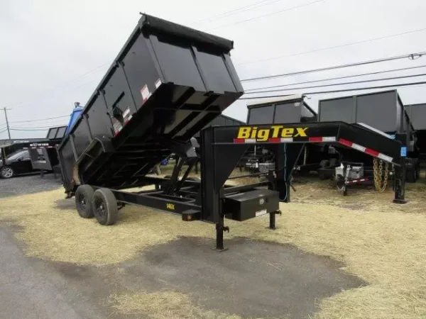 Big-Tex-7x16-Gooseneck-Dump-Trailer-14GX-Scissor-Lift-Solid-Steel-Side-Extensions-7.webp Big Tex 7 x 16 Gooseneck Dump Trailer Solid High Sides