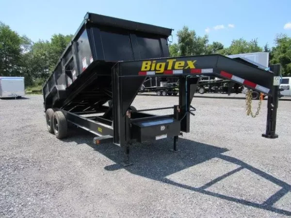 Big-Tex-7x16-Super-Heavy-Duty-Dump-Trailer-Gooseneck-Coupler-High-Sides-Barn-Door-Gate-1.webp Big Tex 7 x 16 Gooseneck Dump Trailer 10K Axles