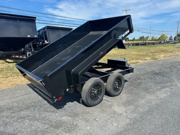 Bwise-6-x-10-Low-Profile-Hysraulic-Dump-Trailer-Spreader-Gate-Powder-Coat-1.webp BWise 6 x 10 Dump Trailer 7K Spreader Gate