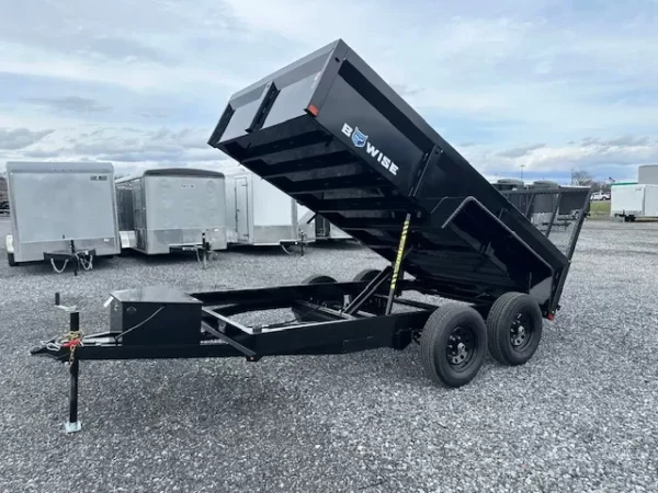 Bwise-6-x-12-Low-Profile-Dump-Trailer-DT612LP-LE-10-Landscape-Gate-1.webp BWise 6 x 12 Dump Trailer Landscape Ramp