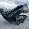 Bwise-6-x-12-Low-Profile-Dump-Trailer-DT612LP-LE-10-Landscape-Gate-3.webp BWise 6 x 12 Dump Trailer Landscape Ramp