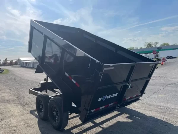Bwise-7-x-12-High-Side-Dump-Trailer-Rear-Barn-Doors-6K-Axles-DT712LP-LE-12-Slide-Out-Ramps-1.webp BWise 7 x 12 High Side Dump Trailer Barn Doors
