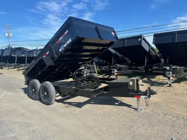 Bwise-7-x-12-Low-Profile-Dump-Trailer-DT712LP-LE-6K-Axles-Combo-Gate-Slide-Out-Ramps-3.webp BWise 7 x 12 Low Profile Dump Trailer Ladder Ramps
