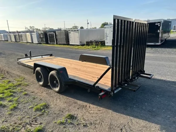 Bwise-7-x-18-Low-Profile-Equipment-Trailer-EH18-10-Split-Landscape-Gate-2.webp BWise 7 x 18 Equipment Trailer Split Landscape Ramp