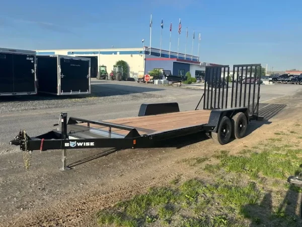 Bwise-7-x-18-Low-Profile-Equipment-Trailer-EH18-10-Split-Landscape-Gate-4.webp BWise 7 x 18 Equipment Trailer Split Landscape Ramp