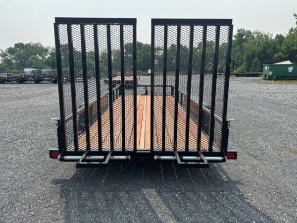 Bwise-7x18-Equipment-Trailer-Split-Landscape-Gate-Adjustable-Coupler-5.jpg BWise 7 x 18 Equipment Trailer Split Landscape Ramp