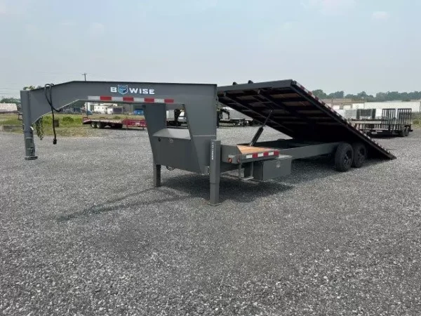 Bwise-8.5x26-Gooseneck-Equipment-Trailer-Power-Split-Tilt-8K-Axles-Winch-Plate-4.webp BWise 8 x 28 Gooseneck Deckover Equipment Trailer