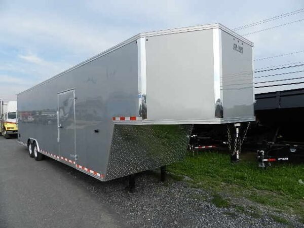CAR-MATE-8.5X38-GOOSENECK-ENCLOSED-CAR-TRAILER-4-1-1.jpg Car Mate 8.5 x 38 Enclosed Gooseneck Trailer