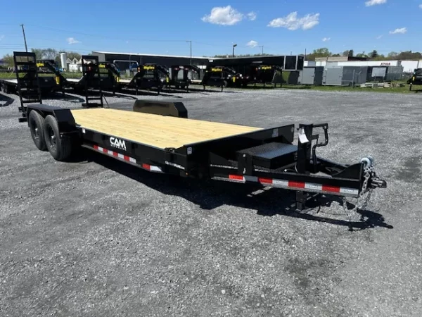 Cam-Superline-7-x-20-Low-Profile-Equipment-Trailer-7CAM20C-Ladder-Ramps-1.webp CAM Superline 7 x 20 Low Profile Equipment Trailer