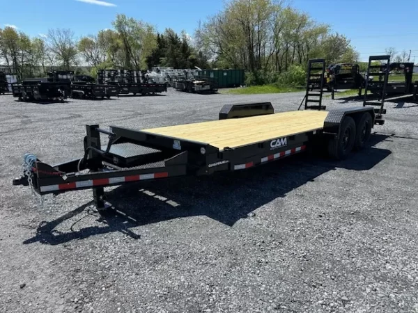 Cam-Superline-7-x-20-Low-Profile-Equipment-Trailer-7CAM20C-Ladder-Ramps-2.webp CAM Superline 7 x 20 Low Profile Equipment Trailer