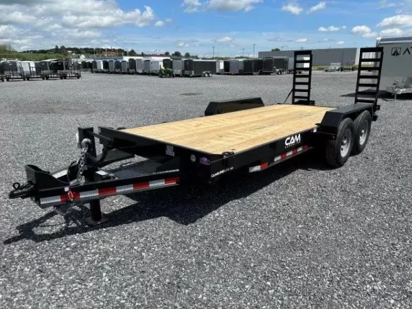 Cam-Superline-7x18-Equipment-Trailer-Self-Clean-Beavertail-Ladder-Ramps-Skid-Steer-Trailer-5.webp CAM Superline 7 x 18 Equipment Trailer