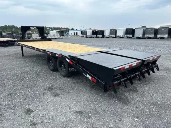 Cam-Superline-8.5x25-Gooseneck-Deckover-Equipment-Trailer-Full-Width-Ramps-Self-Clean-Beavertail-4-1.webp CAM Superline 8 x 25 Gooseneck Deckover Equipment Trailer