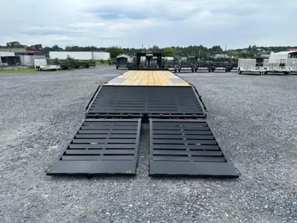 Cam-Superline-8.5x30-Gooseneck-Deckover-Equipment-Trailer-Full-Width-Ramps-Self-Clean-Beavertail-4-2.webp CAM Superline 8 x 30 Gooseneck Deckover Equipment Trailer