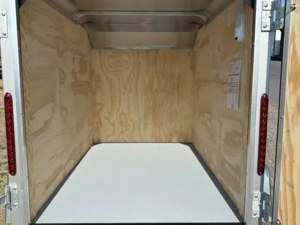 Car-Mate-4x6-Enclosed-Cargo-Trailer-Single-Rear-Door-Torsion-Axle-Luggage-Trailer-1-1.webp Car Mate 4 x 6 Enclosed Cargo Trailer Single Rear Door