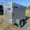 Car-Mate-4x6-Enclosed-Cargo-Trailer-Single-Rear-Door-Torsion-Axle-Luggage-Trailer-3-1.webp Car Mate 4 x 6 Enclosed Cargo Trailer Single Rear Door