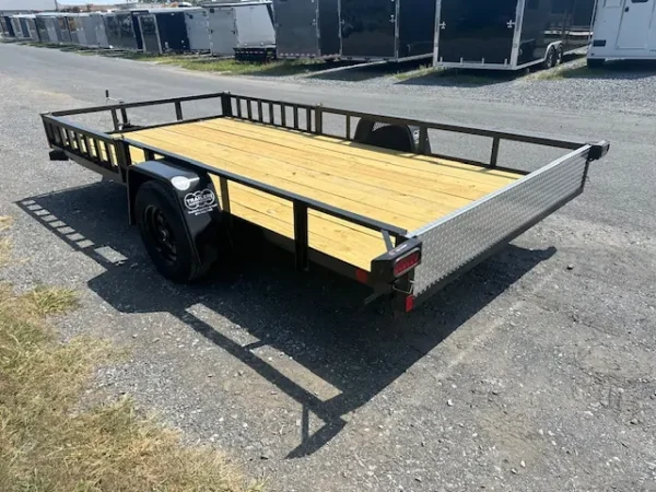 Car-Mate-6-x-14-ATV-Utility-Trailer-Side-Loading-Ramps-Rear-Diamond-Plate-Gate-2.webp Car Mate 6 x 14 ATV Utility Trailer